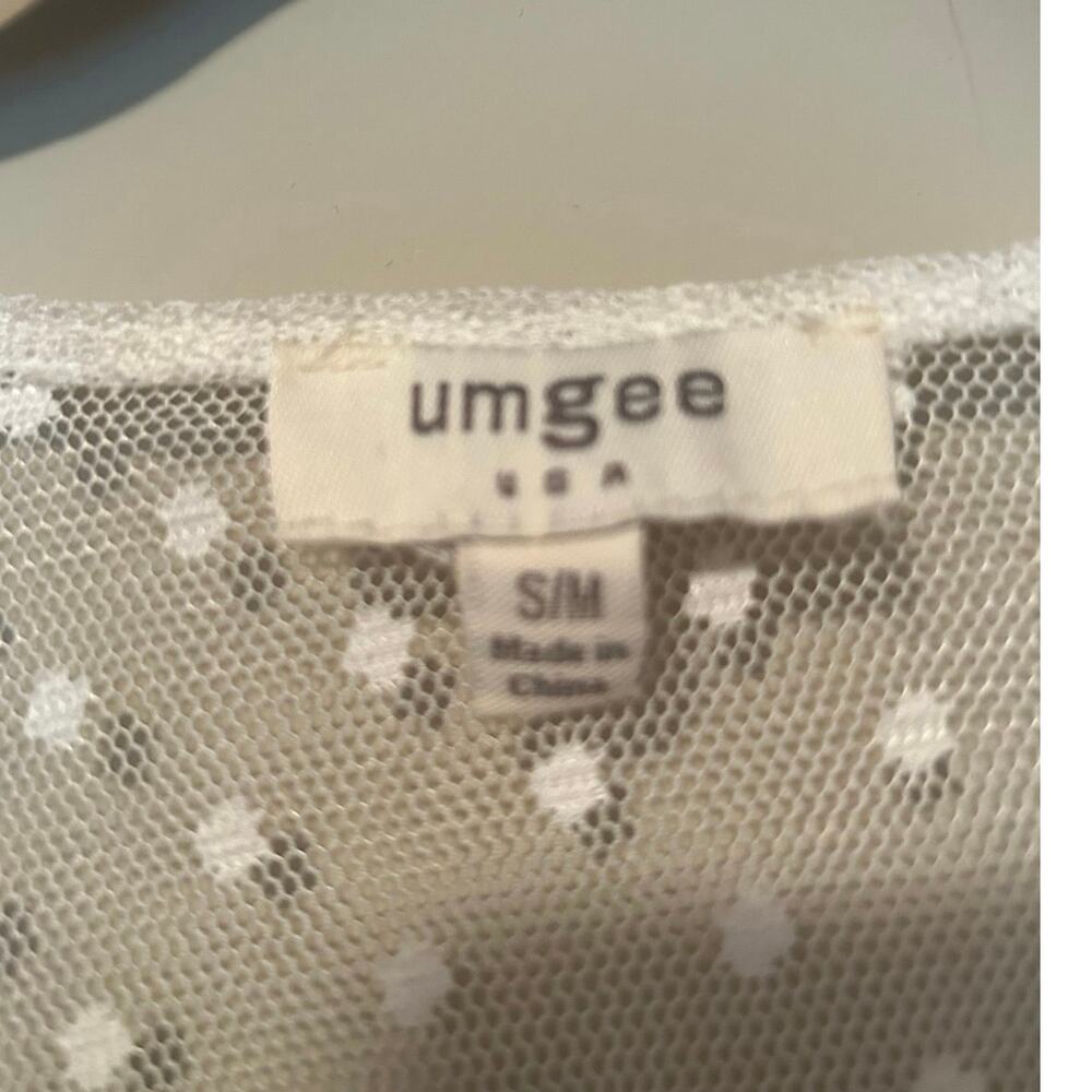 Umgee lace sheer floral embroidered kimono boho summer festival size s/m - Picture 5 of 6